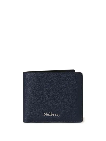 Portofel Mulberry din piele albastru