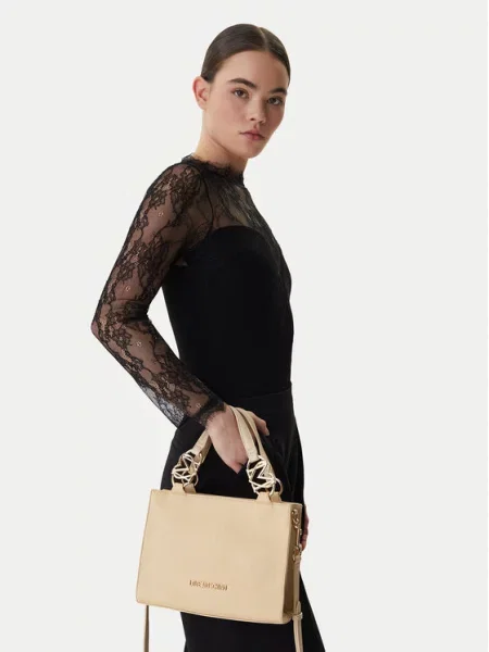 Torebka LOVE MOSCHINO beżowa