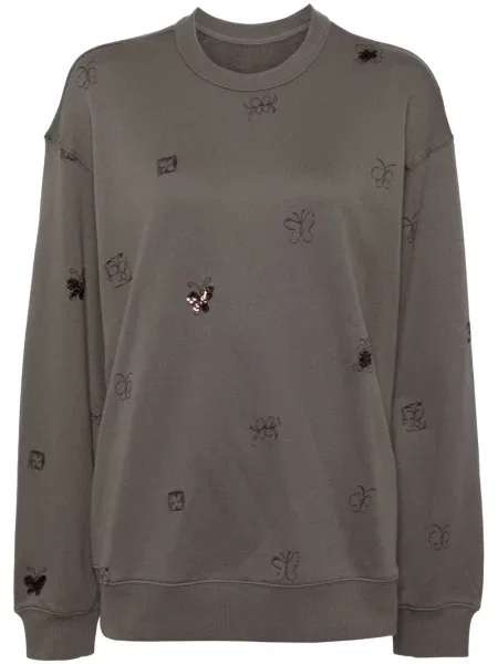 Haftowana bluza Jnby szara