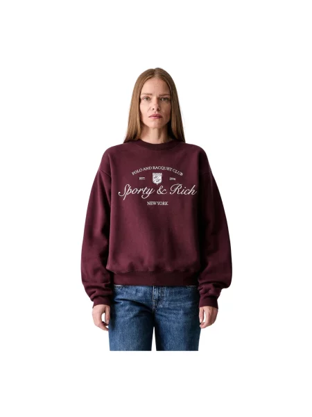 Bluza Sporty And Rich czerwona
