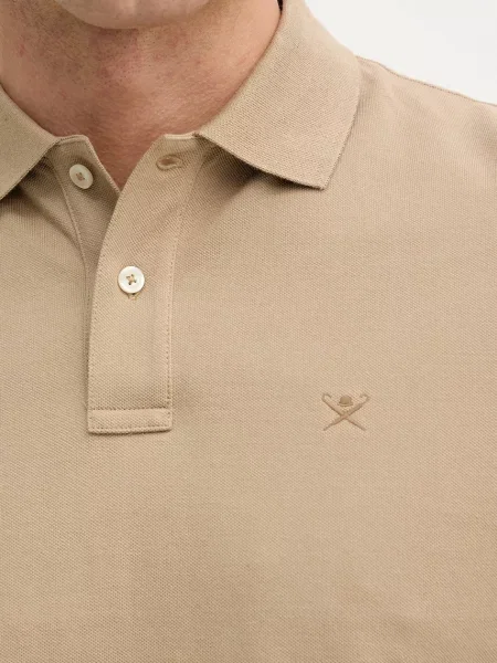 Лонгслів Hackett London однотонний коричневий