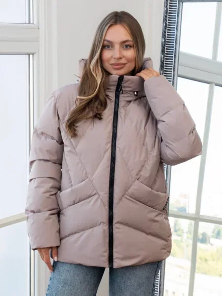 Зимова куртка UVENTUM Kivi-Nova-beige бежевий
