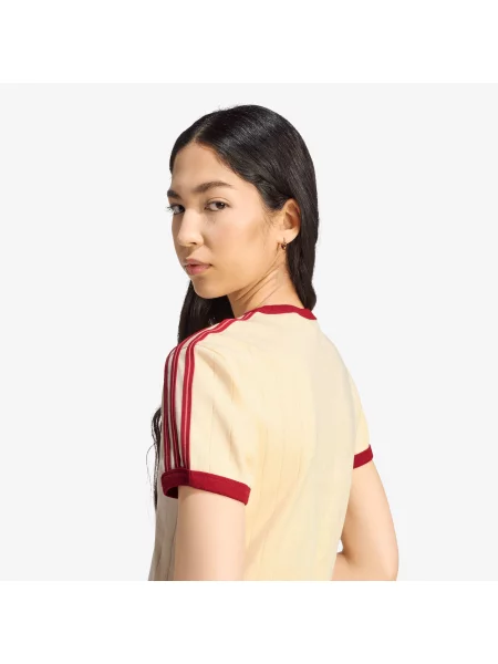 Къс тениска Adidas Originals с къс ръкав червено