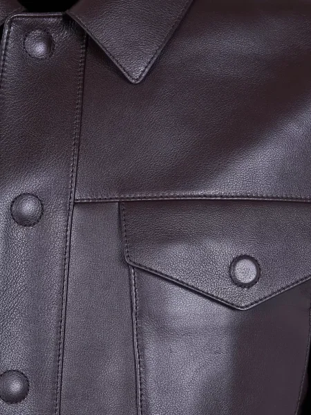 Geanta de piele Tom Ford maro