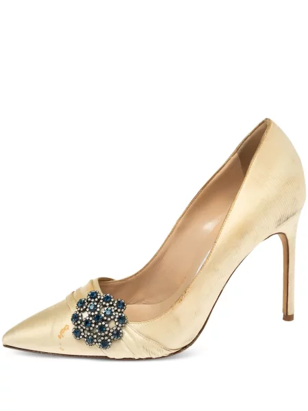 Saténové lodičky Manolo Blahnik