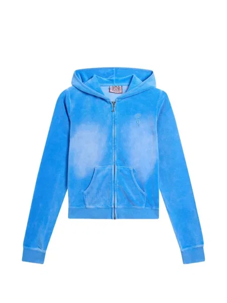 Hanorac cu glugă Juicy Couture albastru