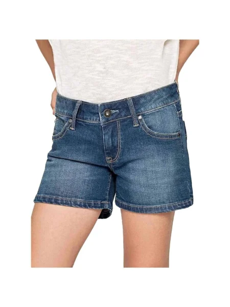 Gyerek denim ruha Pepe Jeans kék