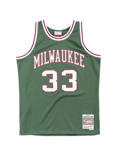 Cămașă Mitchell & Ness din jerseu verde