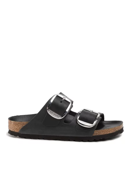 Birkenstock Kožené šľapky Birkenstock Arizona Big Buckle čierna