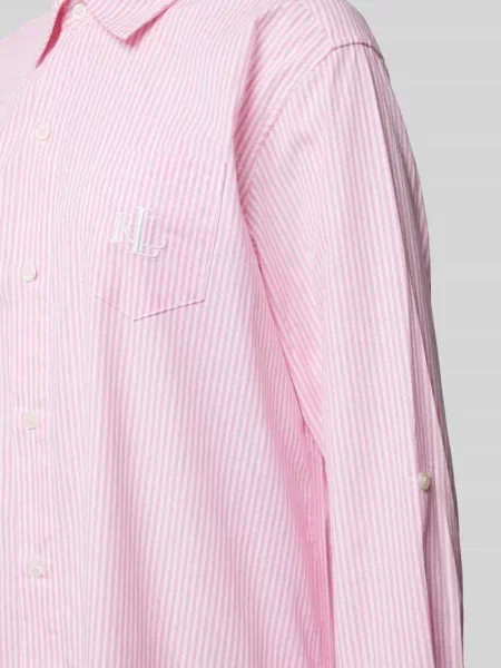 Koszula nocna z brustaszą Lauren Ralph Lauren różowa