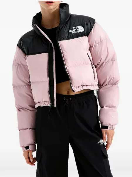 Scurt geacă cu puf The North Face roz