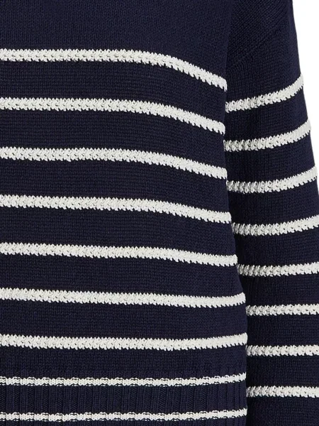 Pulover Ralph Lauren Collection cu dungi albastru