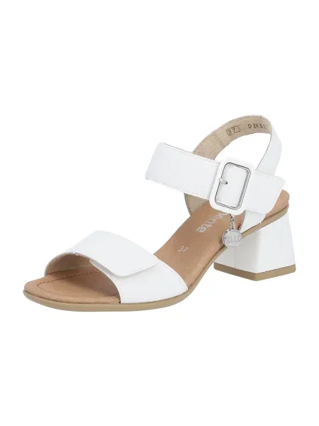 REMONTE Páskové sandály bílá