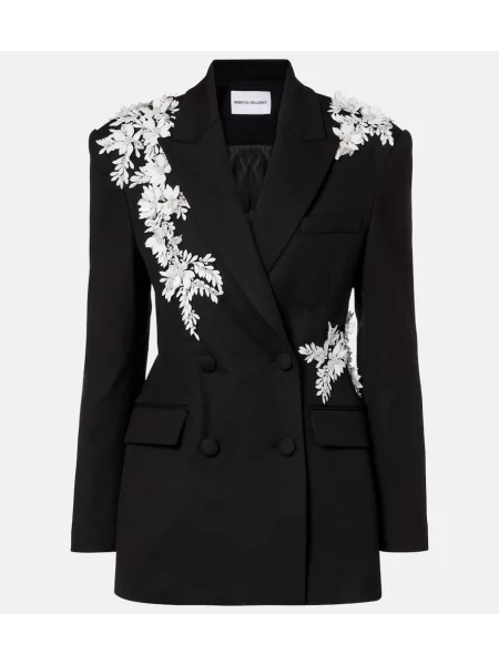 Marynarka Rebecca Vallance w kwiatki czarna