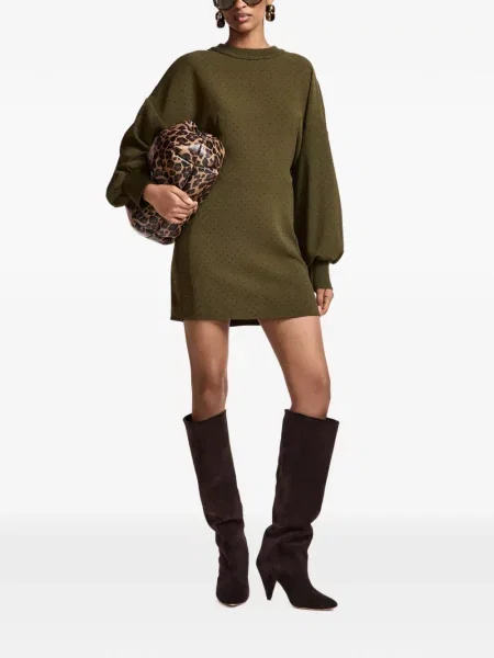Stras rochie mini Essentiel Antwerp verde