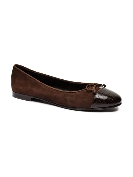Bőr zárt baseball sapka Tory Burch barna