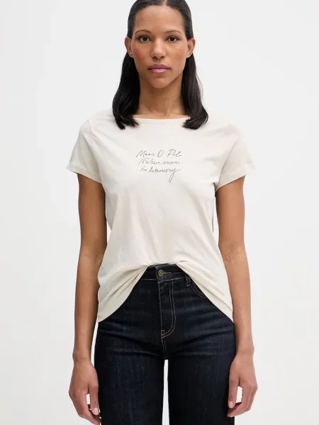 Marc O'Polo T-shirt beżowa
