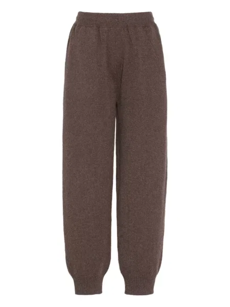 Pletene hlače Barrie smeđa