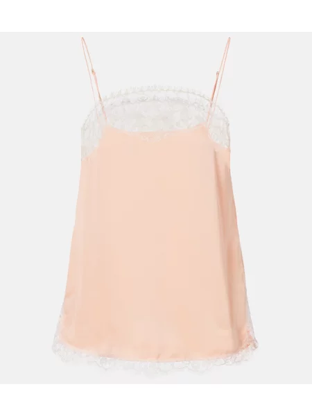 Satynowa podkoszulka Faithfull różowa