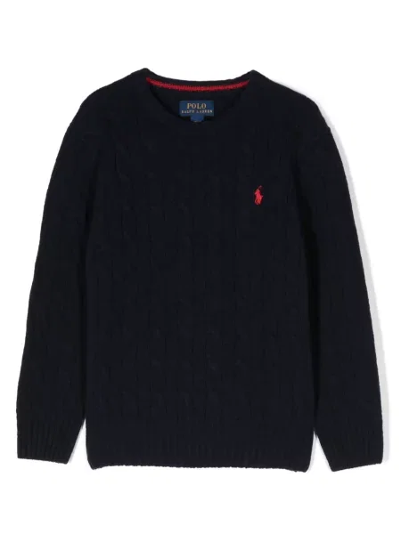 Sweter dziecięcy Polo Ralph Lauren niebieski