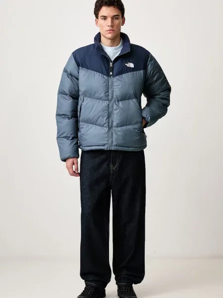The North Face prešívaná bunda pánska Saikuru modrá