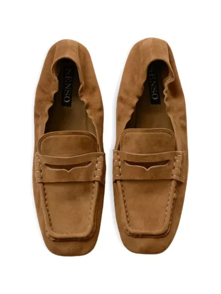Pantofi loafer Senso din piele de căprioară maro