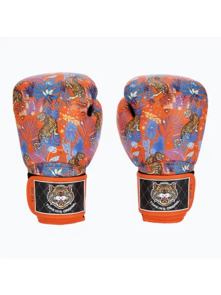 Rękawice bokserskie Top King Boxing Wild Tiger black/orange czarne