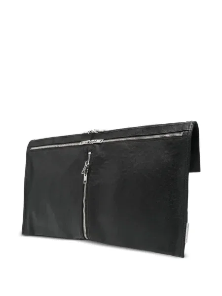 Geantă plic Alexander Wang din piele negru
