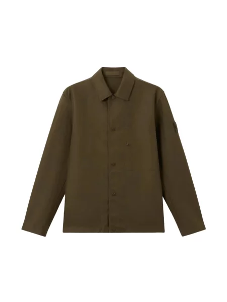 Kurtka koszulowa Stone Island z kamieniami zielona