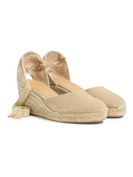 Espadryle Castañer beżowe