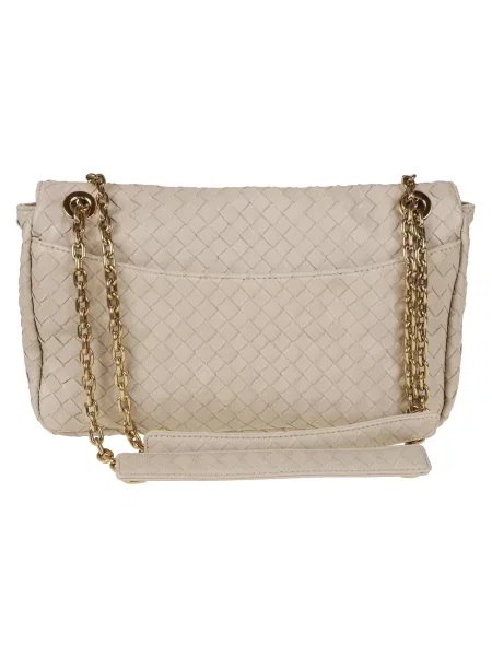 Torebka Bottega Veneta skórzana beżowa