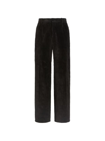 Pantaloni Dolce & Gabbana de catifea cord maro