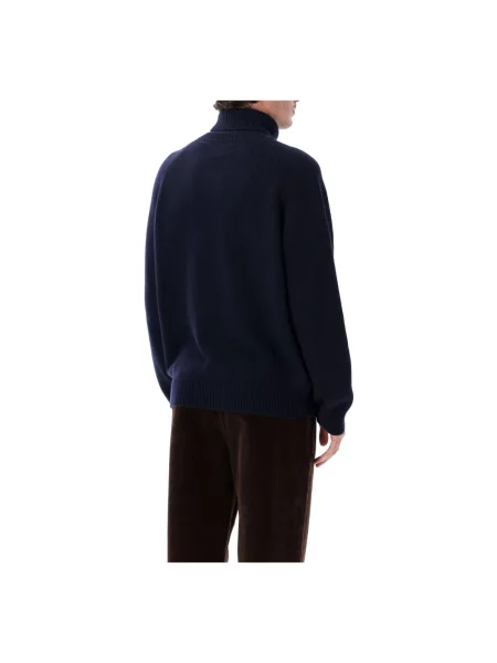 Sweter z golfem Filson niebieski