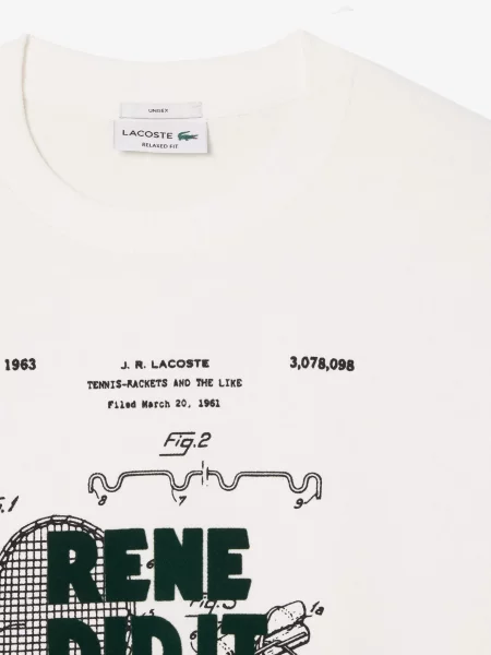 Детский свитшот Lacoste белый