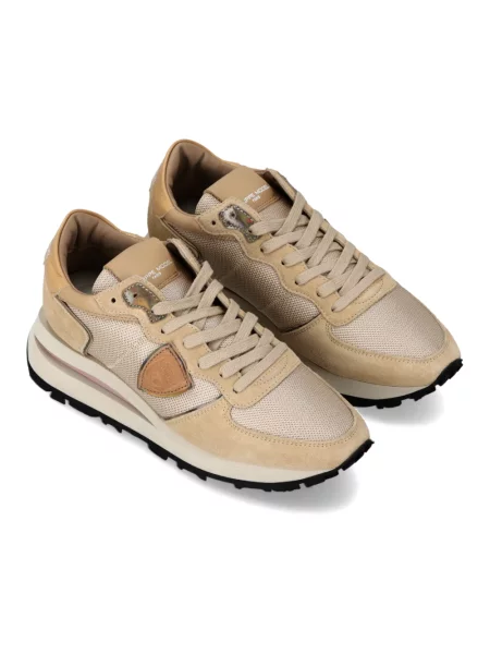 Buty do biegania Philippe Model skórzane do biegania beżowe