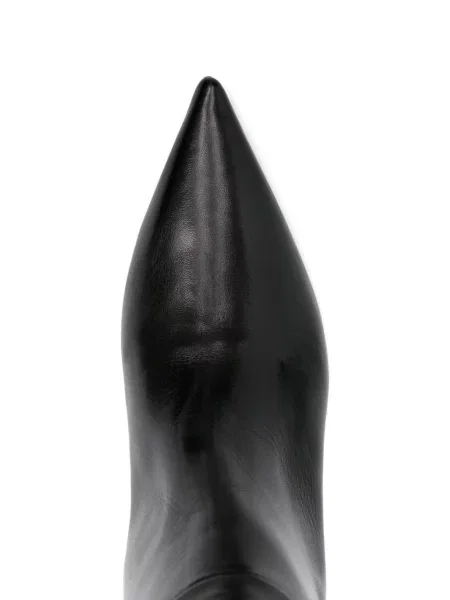 Botine Thea Mika din piele negru