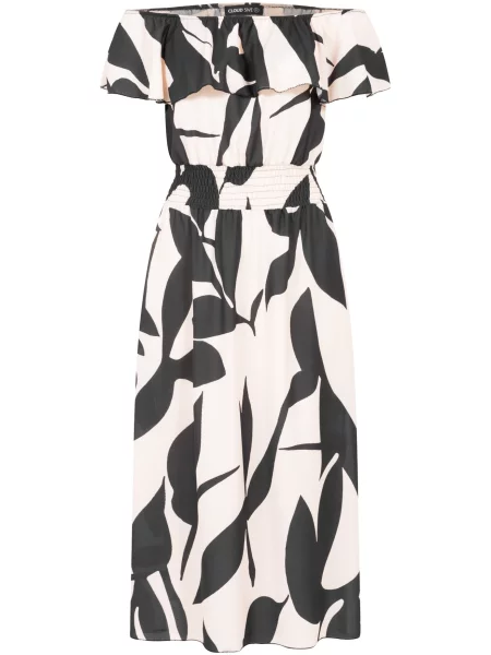 Rochie de vară negru / murdar alb