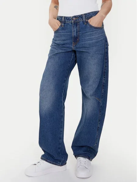 Levi's® Jeans hlače Dad Barrel Baggy Fit modra
