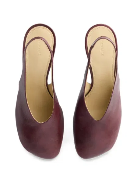 Pantofi cu toc Lemaire slingback roșu