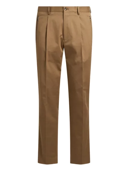 Pantaloni Etro plisate maro