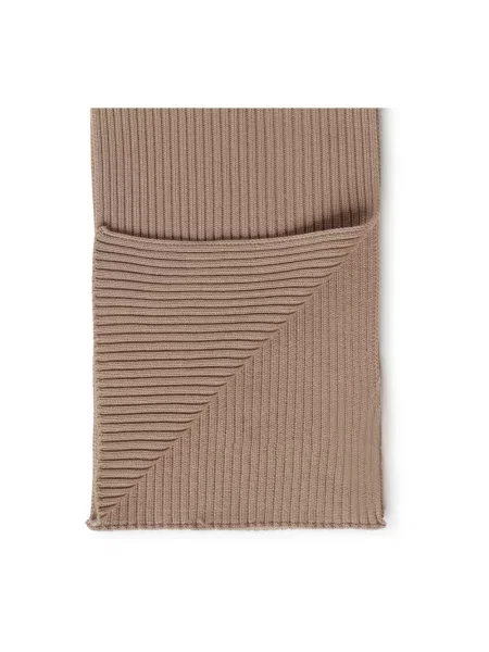 Szal Max Mara wełniana brązowa