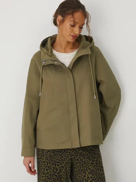 Medicine parka przejściowa oversize zielony