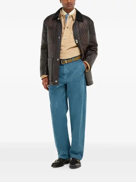 Pantaloni Ferragamo albastru