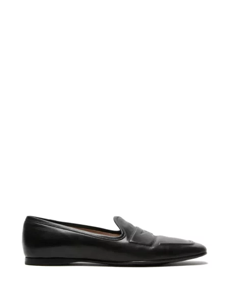 Kožené loafers Acne Studios černé