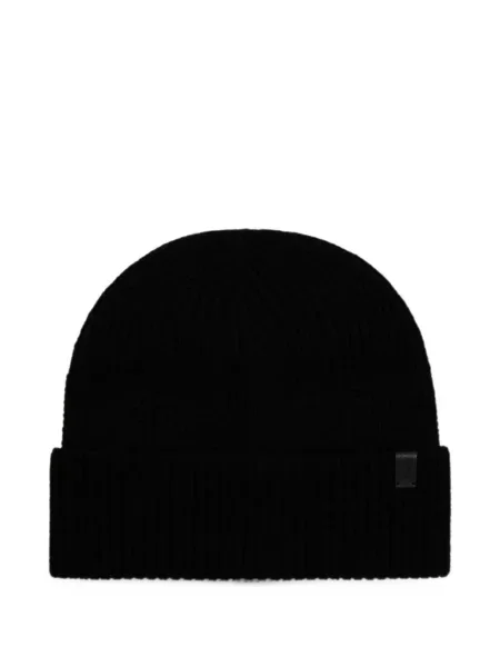 Pletena kapa Allsaints crna