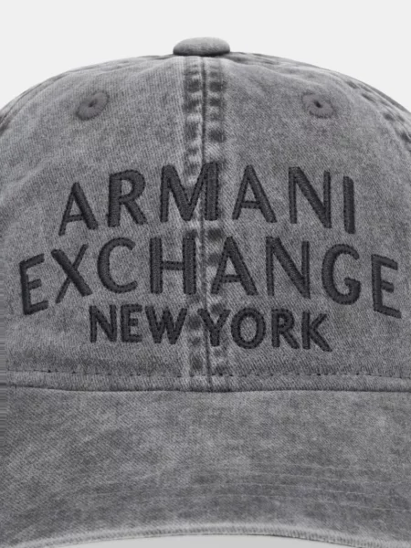 Armani Exchange baseballová čepice šedá