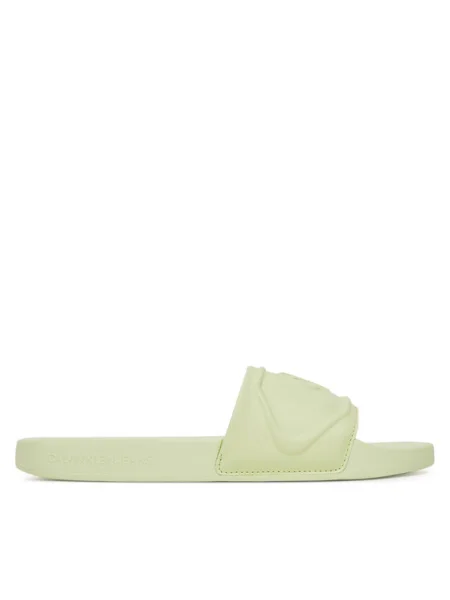 Papuci Calvin Klein Jeans verde
