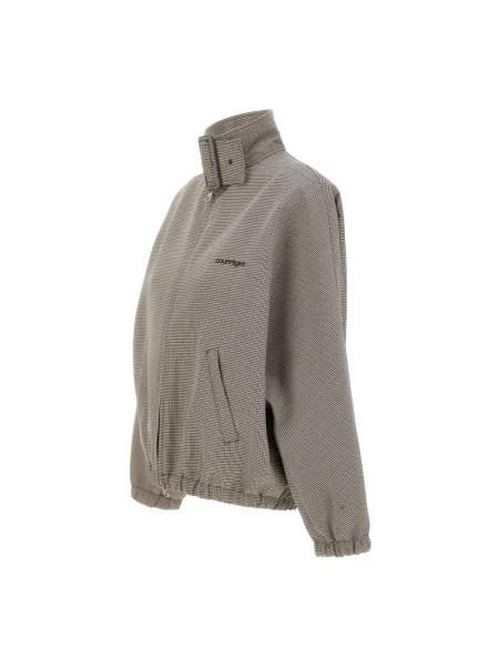 Wielobarwność kurtka bomber Courreges beżowy