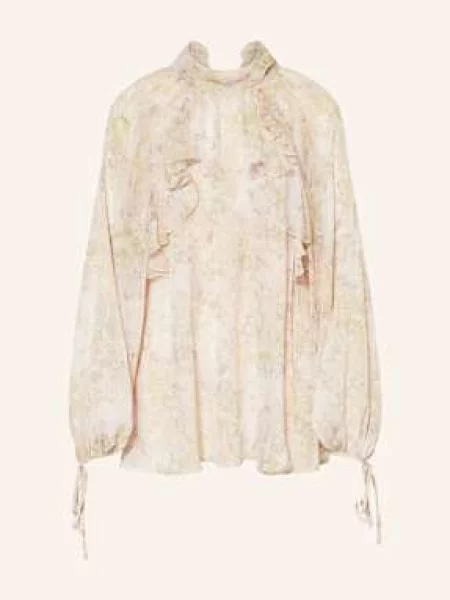 Mrs & Hugs Bluzka Z Wiązaniem Pod Szyją I Wolantami rosa