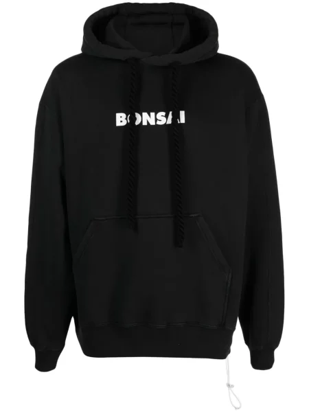 Hanorac cu glugă Bonsai cu imagine negru